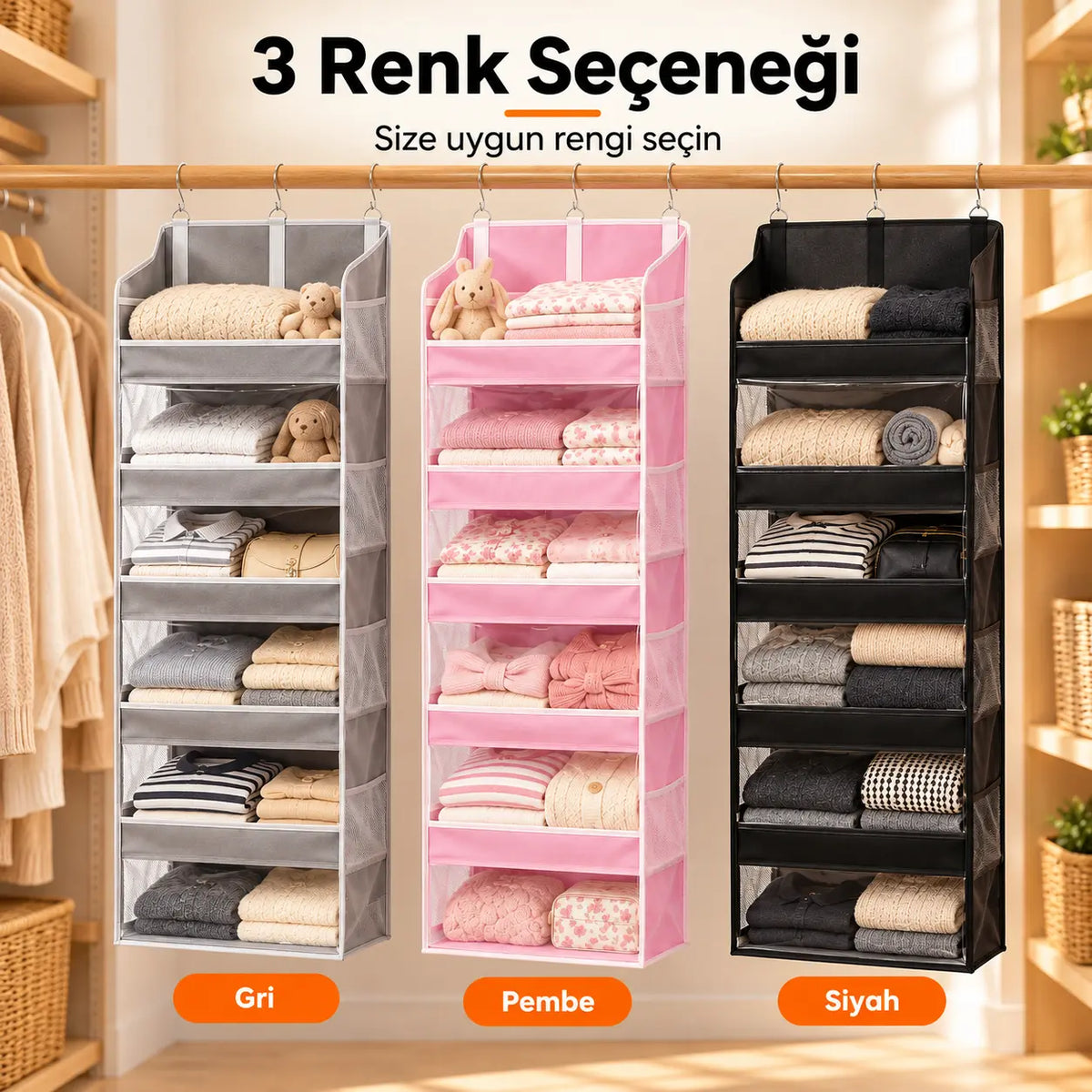 5 Katlı Askılı Düzenleyici