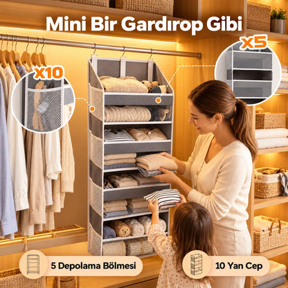 5 Katlı Askılı Düzenleyici